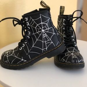 Dr. Martens’s Skull Spider Boots